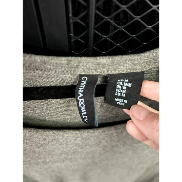 Cynthia Rowley Black/Gray Long Sleeve Pima Cotton Bundle Size M - Picture 5 of 11